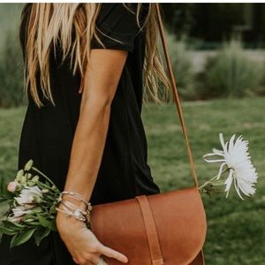 LastCall! Premium leather french crossbody bag